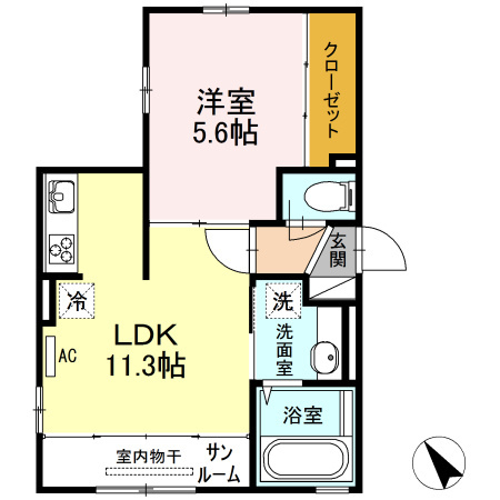1LDK