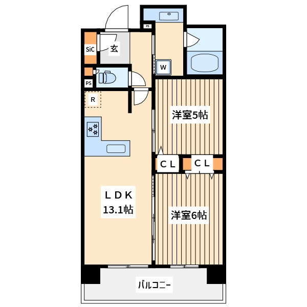 2LDK