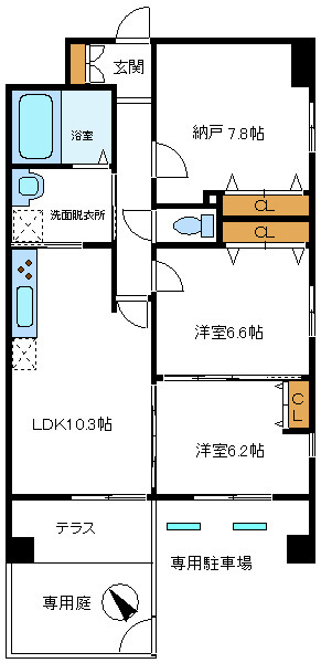 2SLDK