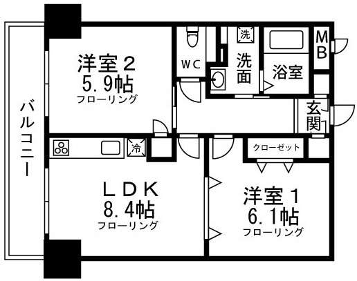 2LDK
