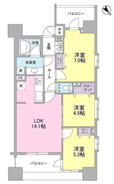 3LDK