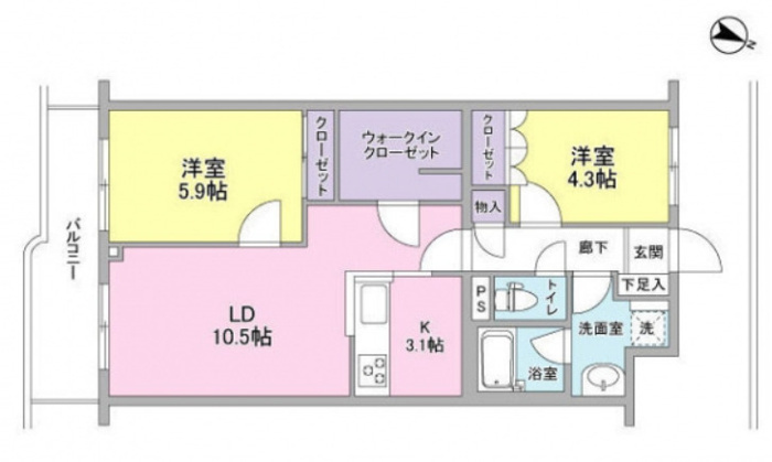 2LDK